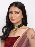 Stone Kundan Choker - Ruby Raang