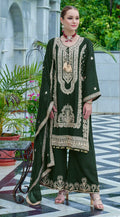 Vastranavya Heavy Chinon With Embroidery Coding Sequence with Real Mirror Work Pakistani Suits