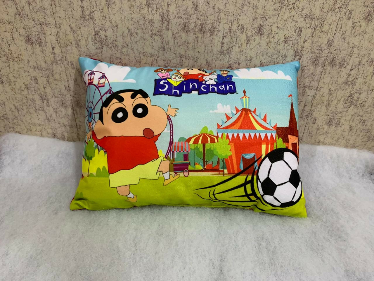 Unique Fashion Microfibre Filled Cushion For Kids - Shinchan