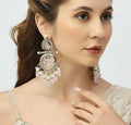Jewel City Luxurious Rose Quartz Chandelier Earrings - Vintage-Inspired Statement Jewelry