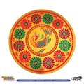 Stickerbazaar Micro Golden Embossing Rangoli Stickers