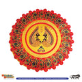 Stickerbazaar Micro Golden Embossing Rangoli Stickers