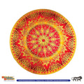 Stickerbazaar Micro Golden Embossing Rangoli Stickers
