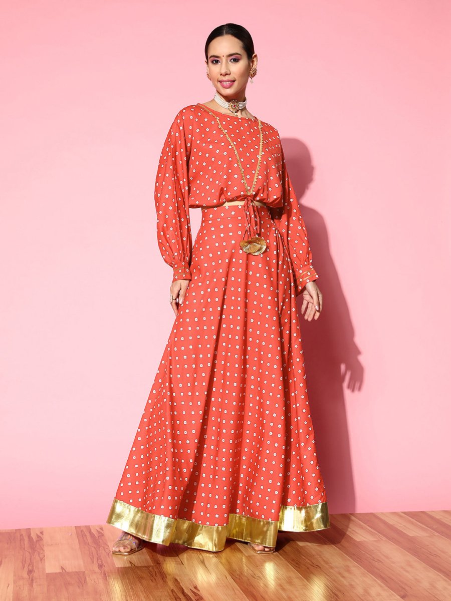 Ahalyaa Printed Crepe Co-Ords