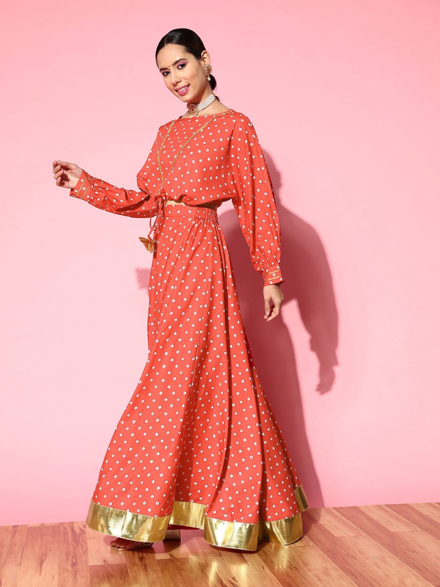 Ahalyaa Printed Crepe Co-Ords