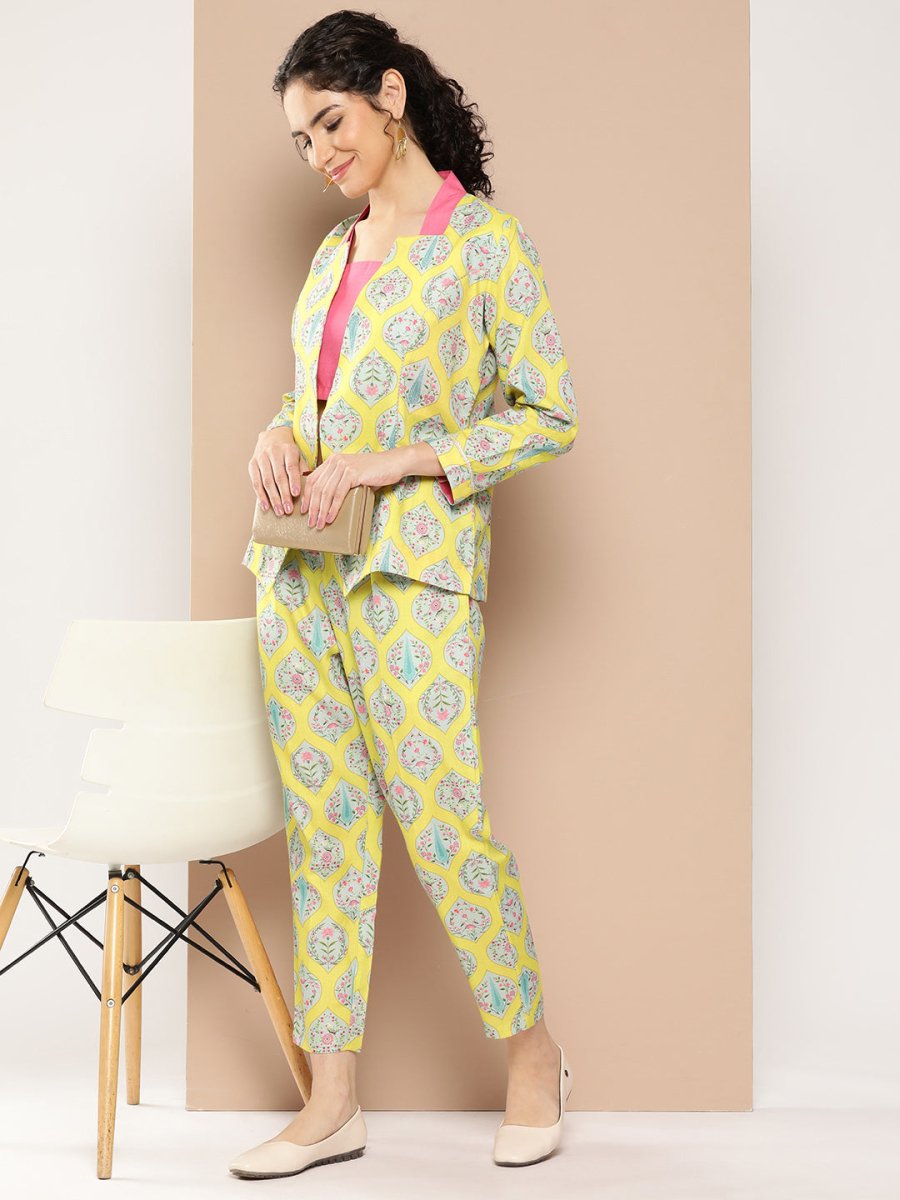 Ahalyaa Women Ethnic Motifs Printed Co-Ords