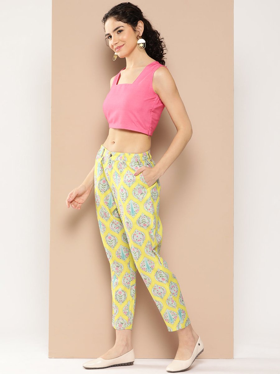 Ahalyaa Women Ethnic Motifs Printed Co-Ords