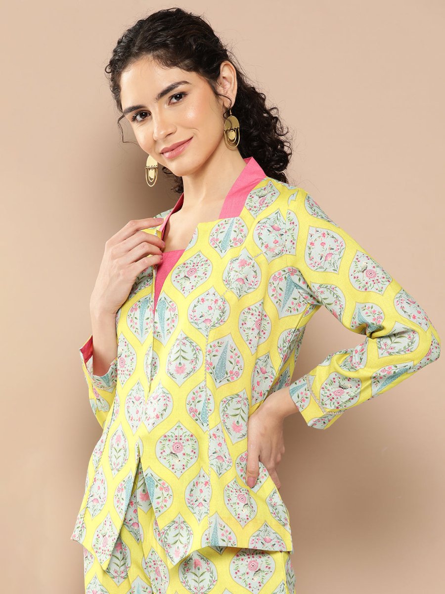 Ahalyaa Women Ethnic Motifs Printed Co-Ords