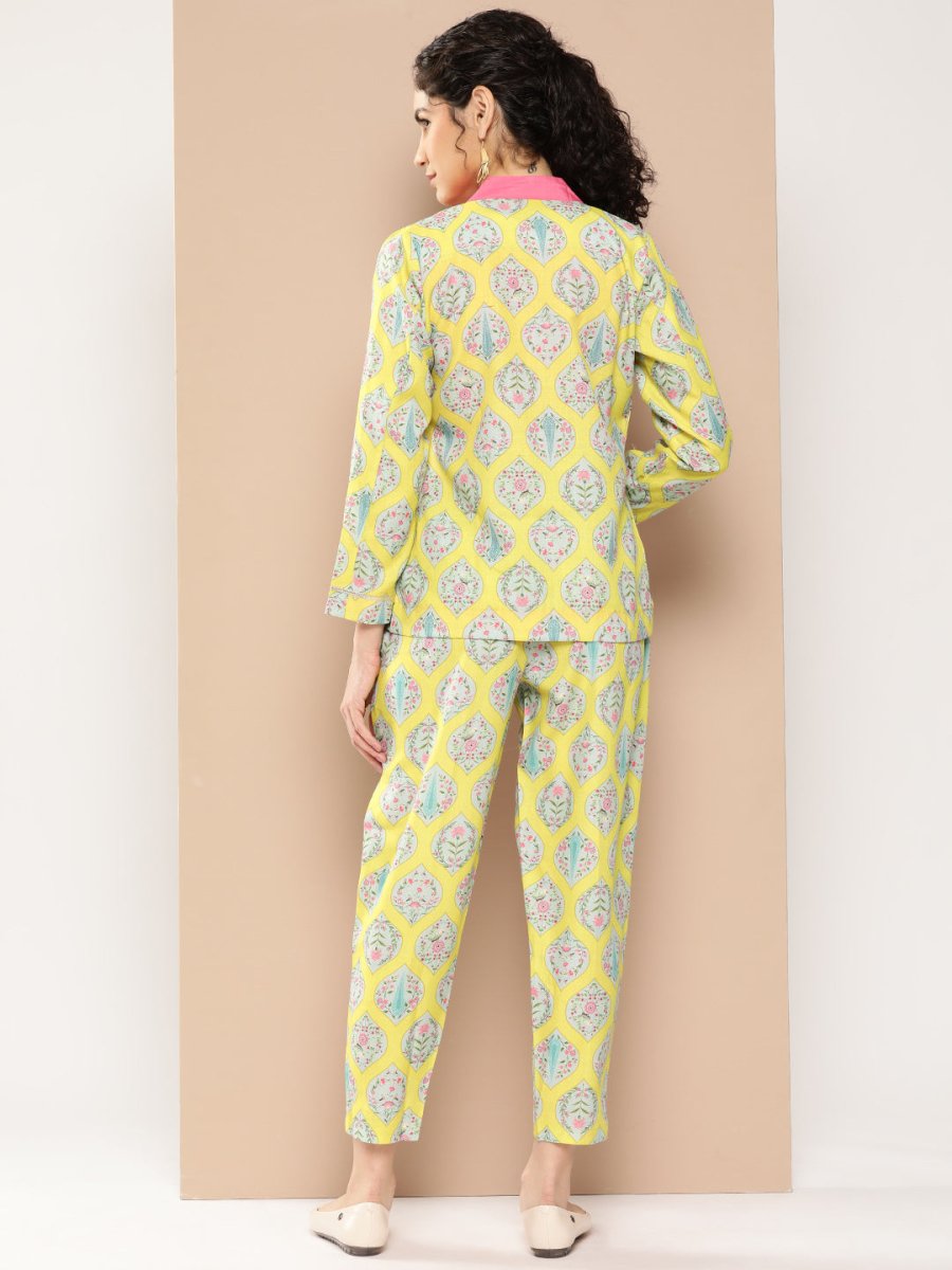 Ahalyaa Women Ethnic Motifs Printed Co-Ords