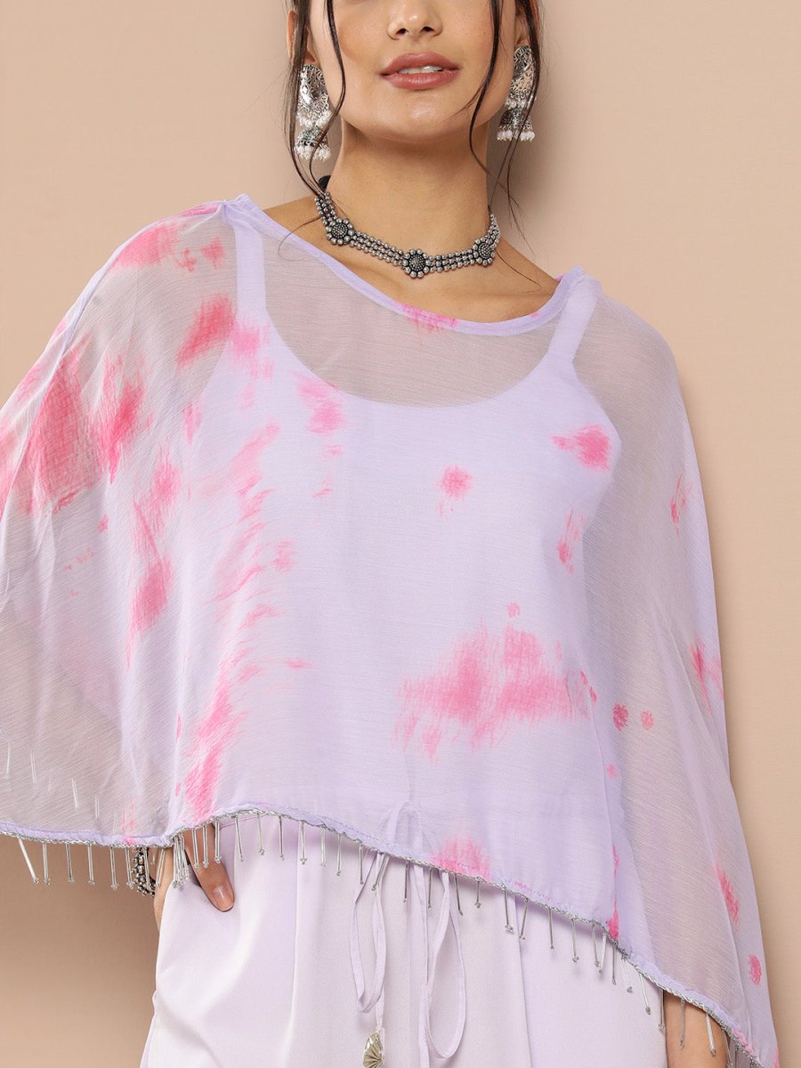 Ahalyaa Printed Waist Tie-Ups Basic Jumpsuit