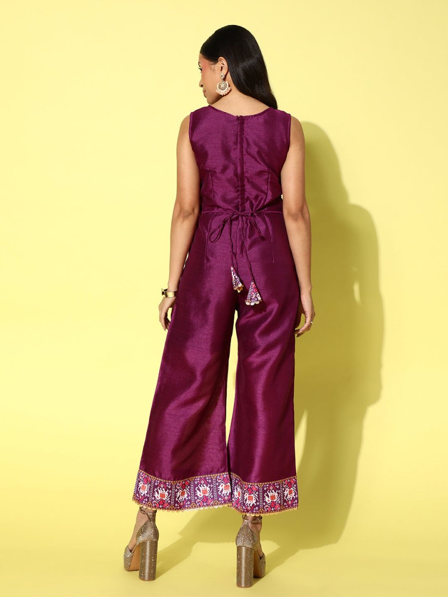 Ahalyaa Solid Basic Jumpsuit