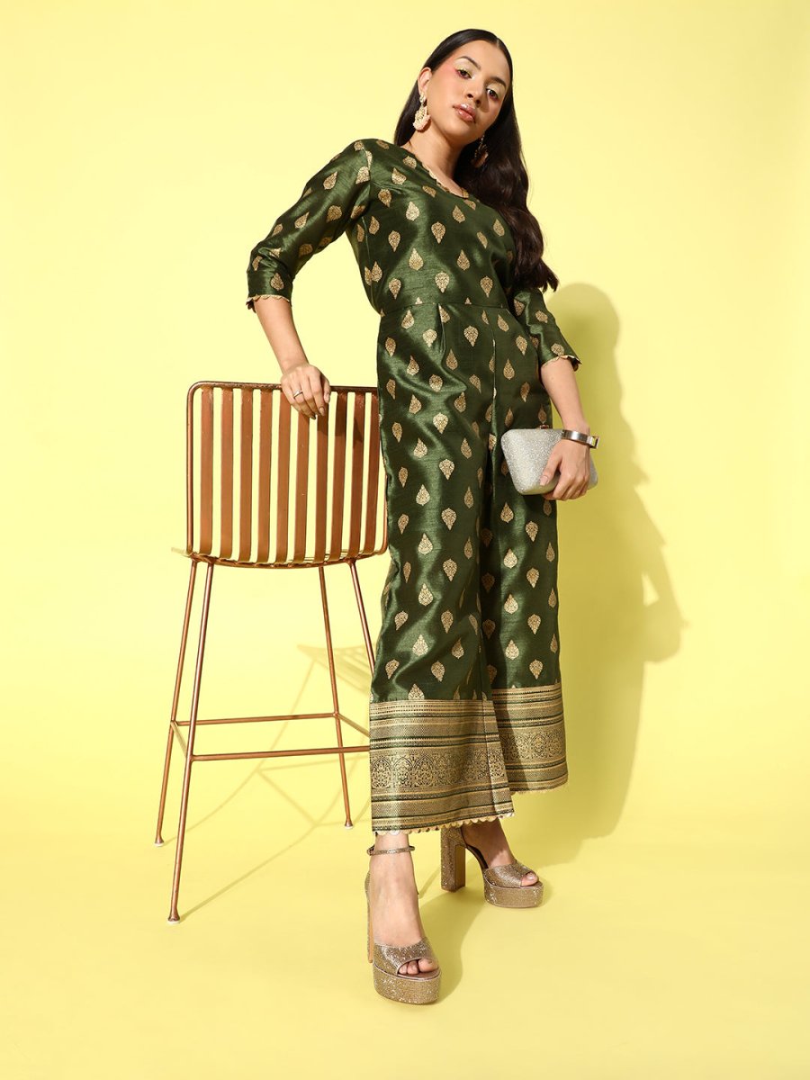 Ahalyaa Printed Basic Jumpsuit
