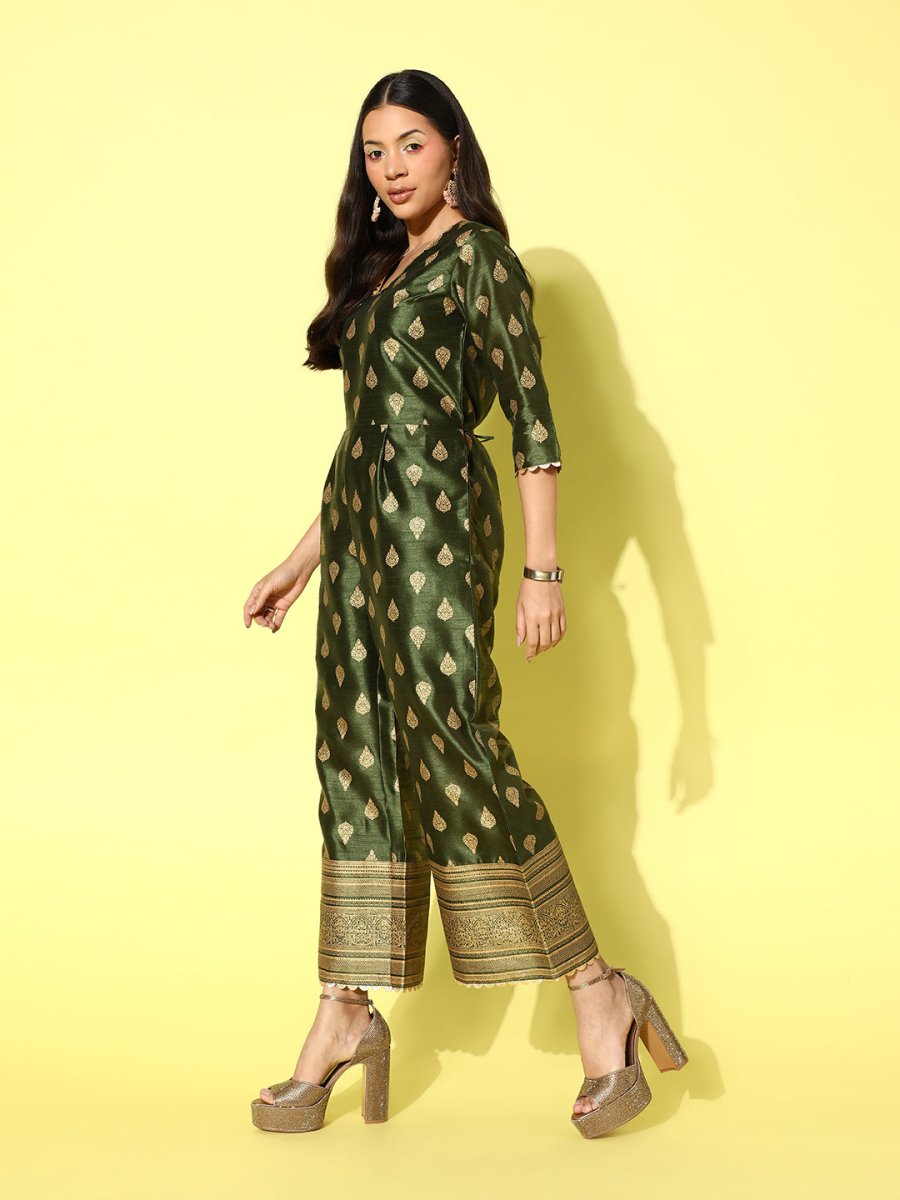 Ahalyaa Printed Basic Jumpsuit