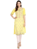 Ahalyaa Womens Cotton Straight Kurta