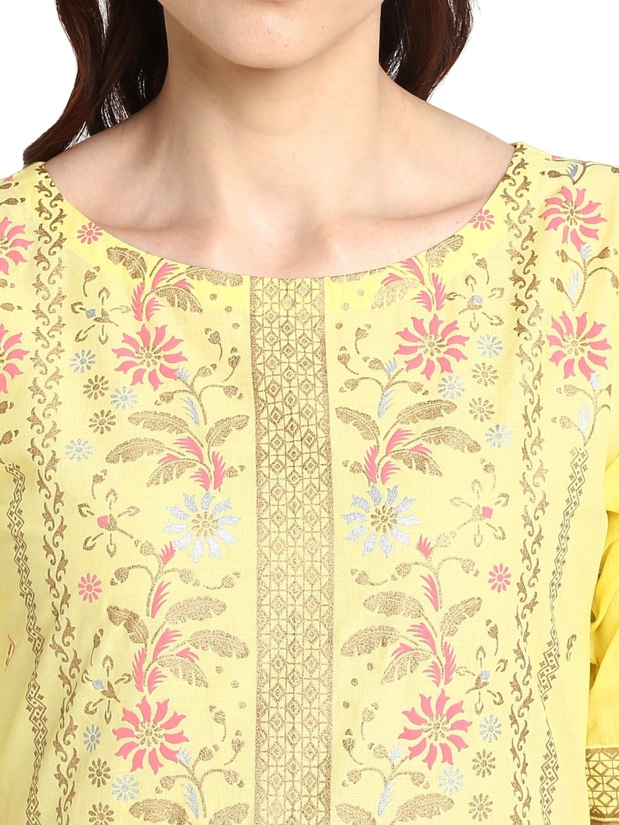 Ahalyaa Womens Cotton Straight Kurta