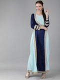 Ahalyaa Printed Half Circle kurta