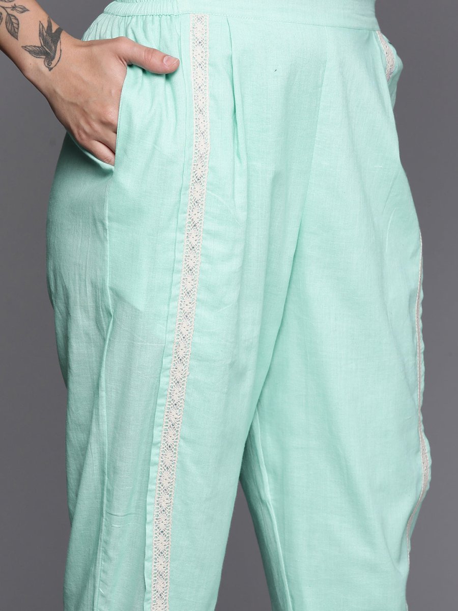 Ahalyaa Bandhani Printed Regular Pure Cotton Kurta With Dhoti Pants