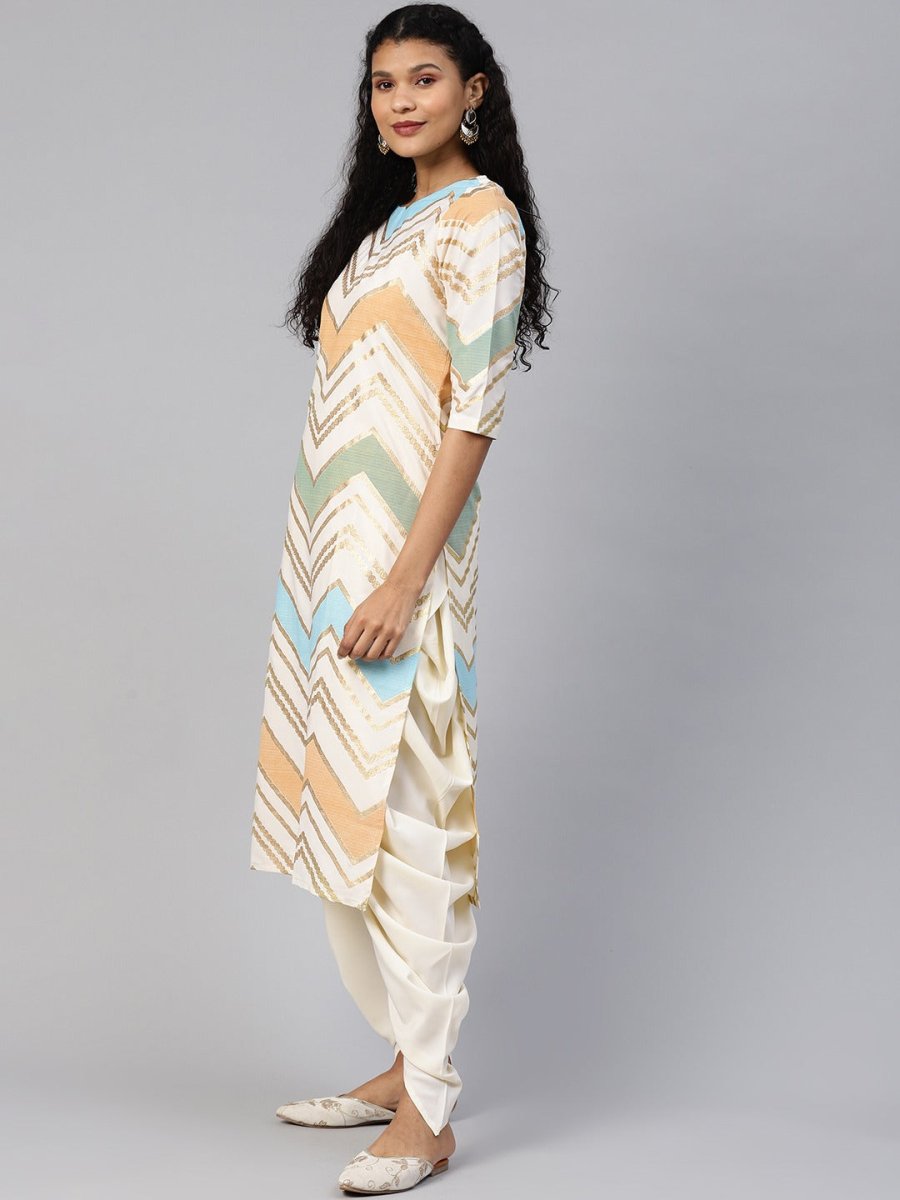 Ahalyaa Women Long And Short Kurta With Pant
