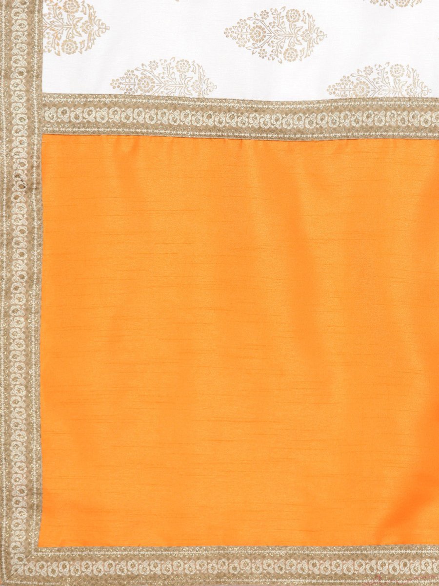 Ahalyaa Red Solid Anarkali Kurta With Dupatta