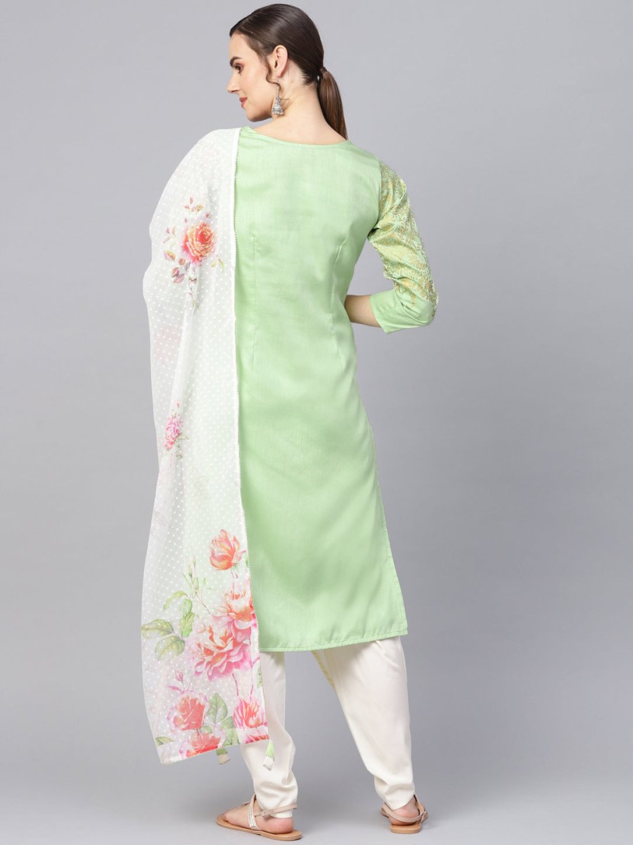 Ahalyaa Printed Straight Kurta Set