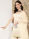 Ahalyaa Women Floral Printed Regular Kurti with Sharara & With Dupatta