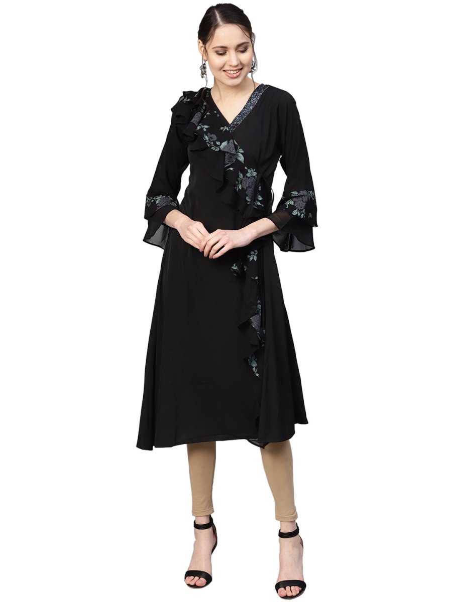 Ahalyaa Women's A-Line Georgette Kurta