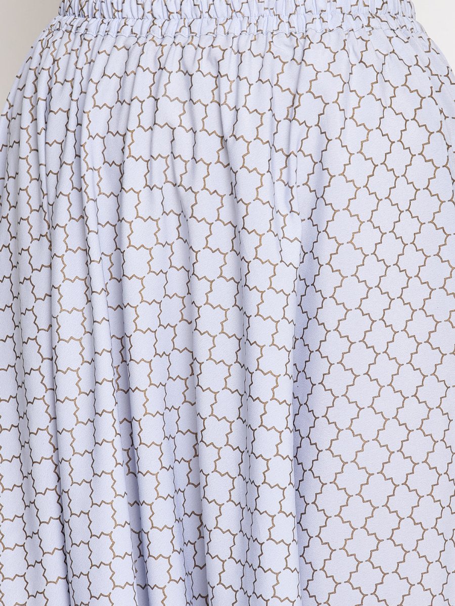 Ahalyaa Beautiful Crepe Printed Top With Harem Pant