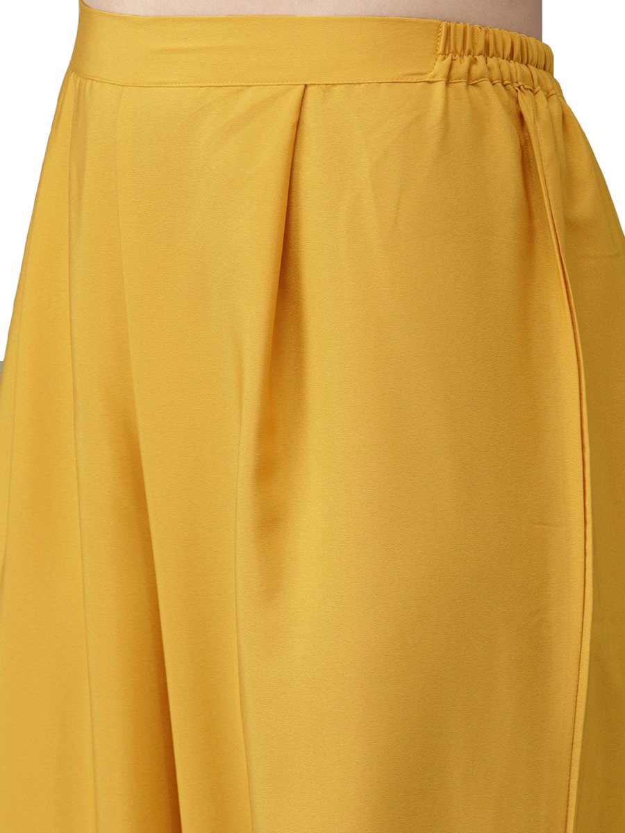 Ahalyaa Mustard Kurta with Beautiful Palazzo Set