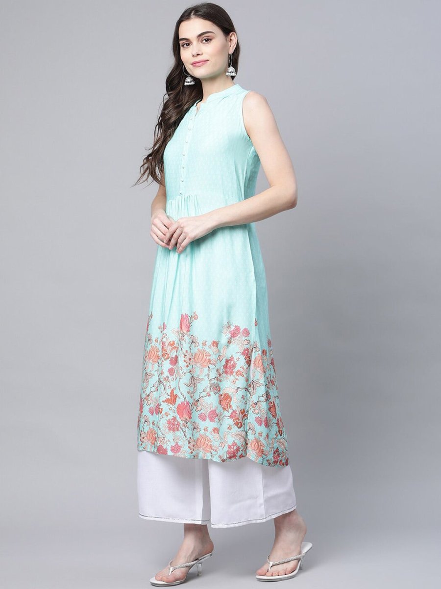 Ahalyaa Women Floral Printed Kurta