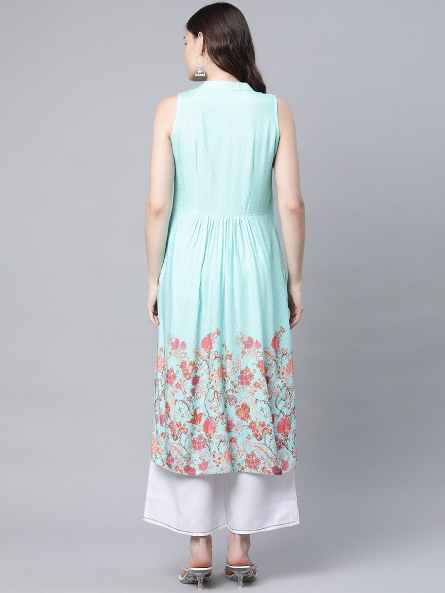 Ahalyaa Women Floral Printed Kurta