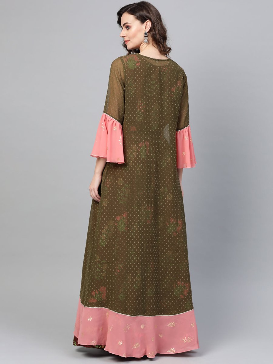 Ahalyaa Women Beautiful Printed Indo Western Set