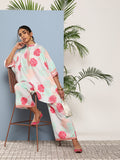 Ahalyaa Women Floral Print Crepe Co-Ords