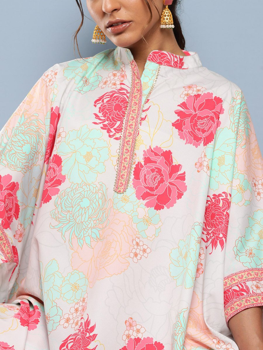 Ahalyaa Women Floral Print Crepe Co-Ords