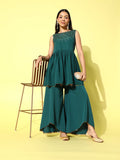 Ahalyaa Printed Tunic with Palazzos