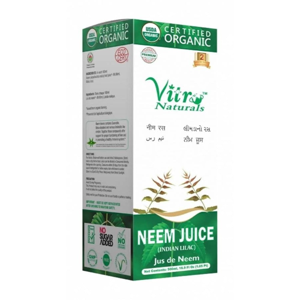 Vitro Naturals Certified Organic Neem Juice