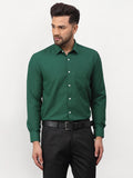 Jainish Olive Men's Solid Formal Shirts ( SF 777Olive )