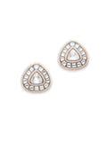 Kundan Earrings (silver) - Ruby Raang