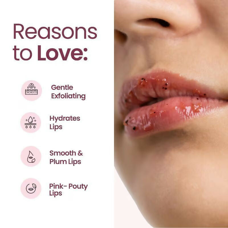 Mother Sparsh Rose & Beetroot Lip Lightening Scrub