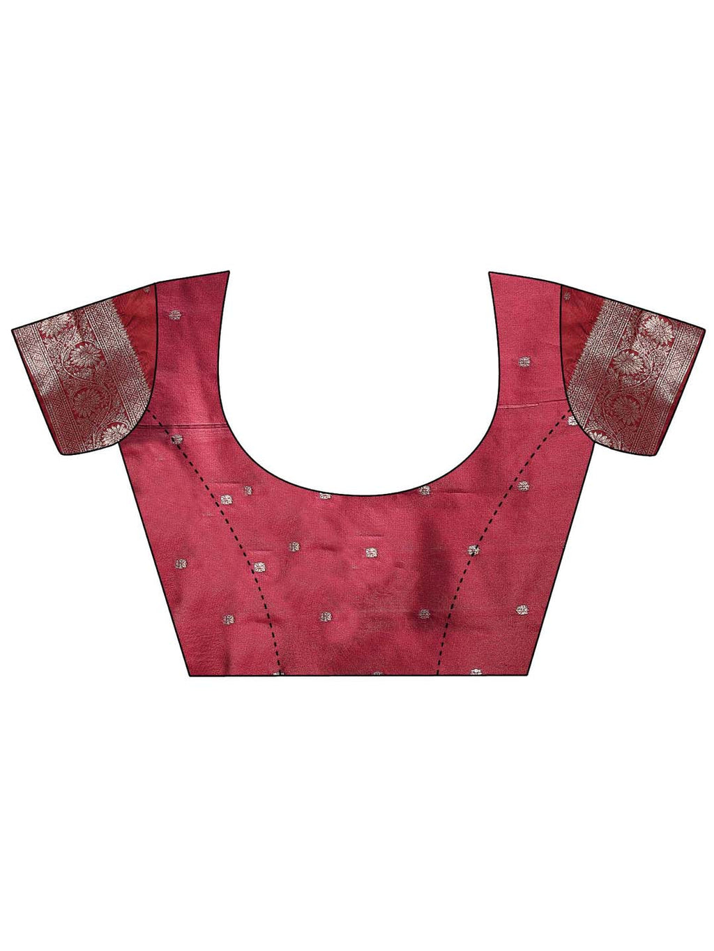Shree Shyam Fashion Maroon Banarasi Silk Saree with Zari Weaving - A Timeless Tale of Elegance