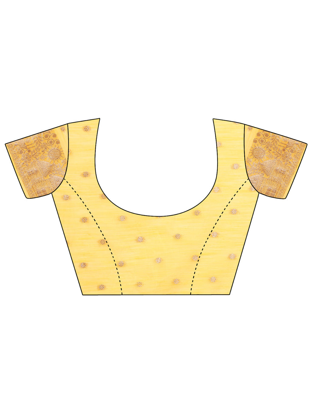 Shree Shyam Fashion Yellow Linen Saree with Multicolor Weaving & Zari Pallu - Elegant & Lightweight for Everyday Grace