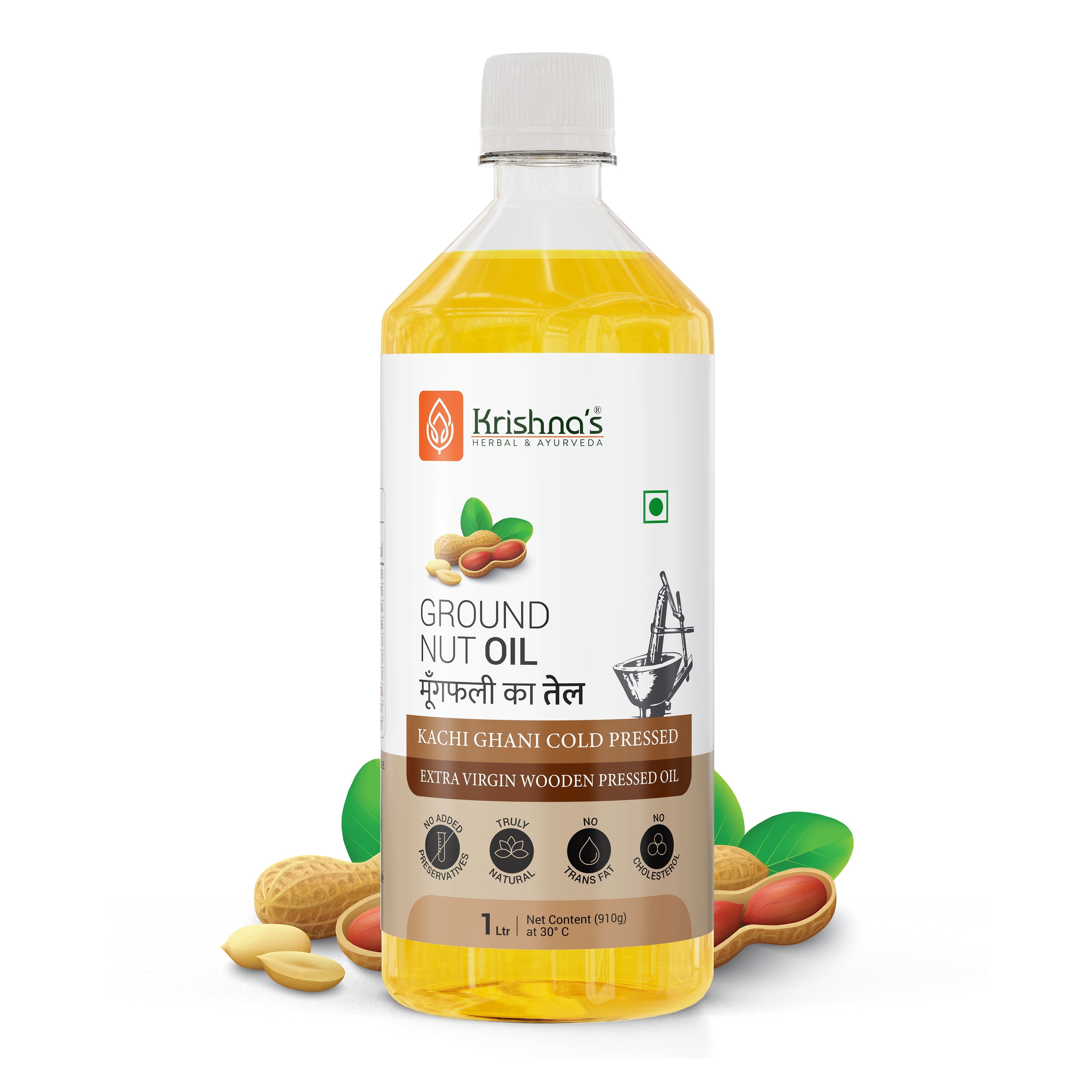 Krishna'S Herbal & Ayurveda Ground Nut Oil
