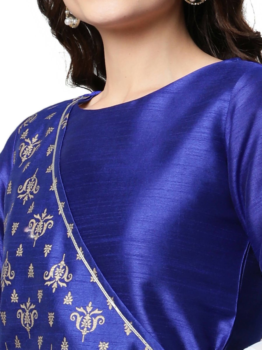 Ahalyaa Women's Traditional wear Kurta Set - Royal Blue