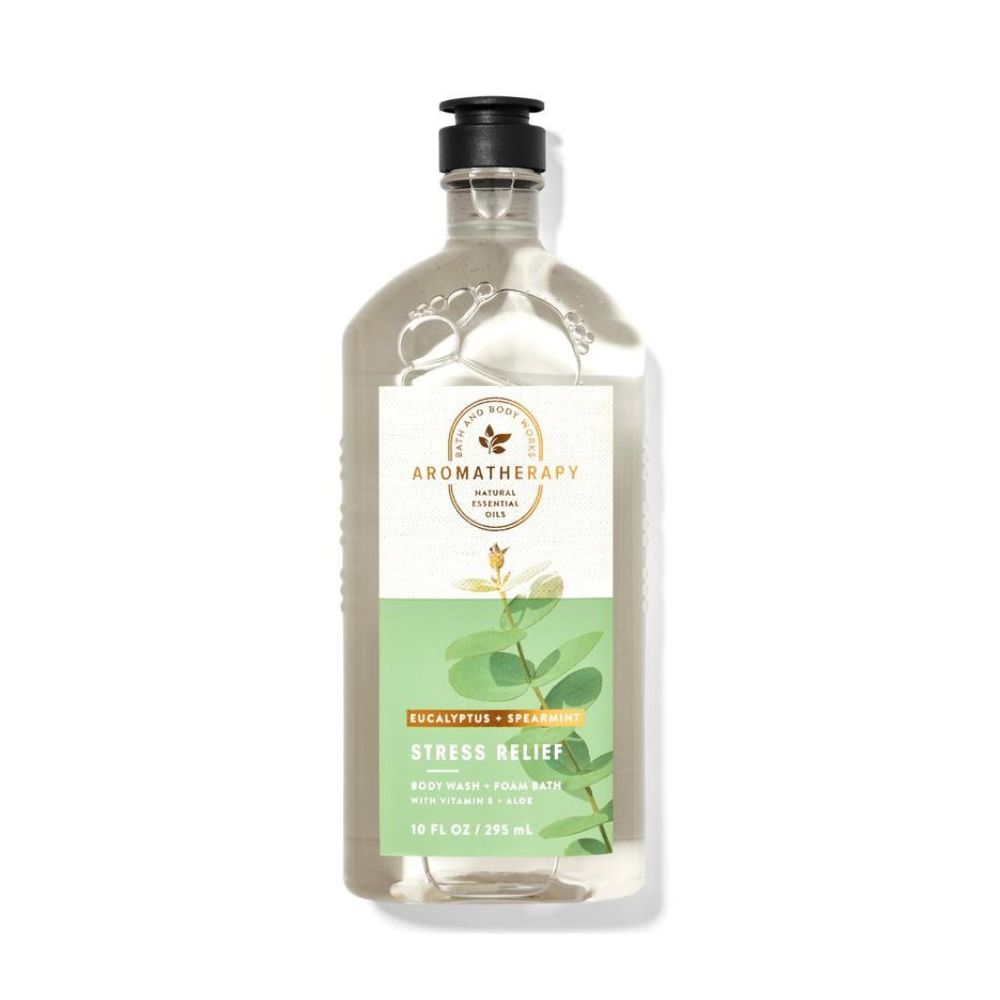 Bath & Body Works Eucalyptus Spearmint Stress Relief Body Wash + Foam Bath