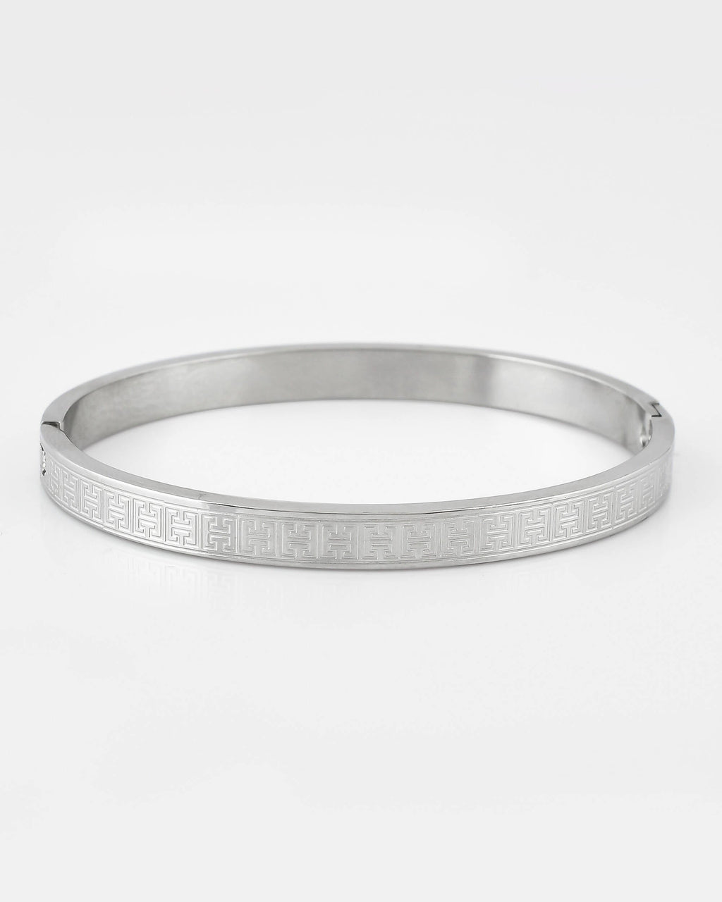 VOJ Stainless Steel Silver Bracelet