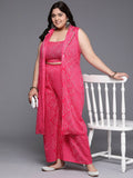 Ahalyaa Women's Traditional wear Co-ords - Pink