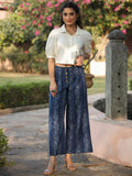 Juniper Women's Off-White-Indigo Straight Clothing Set