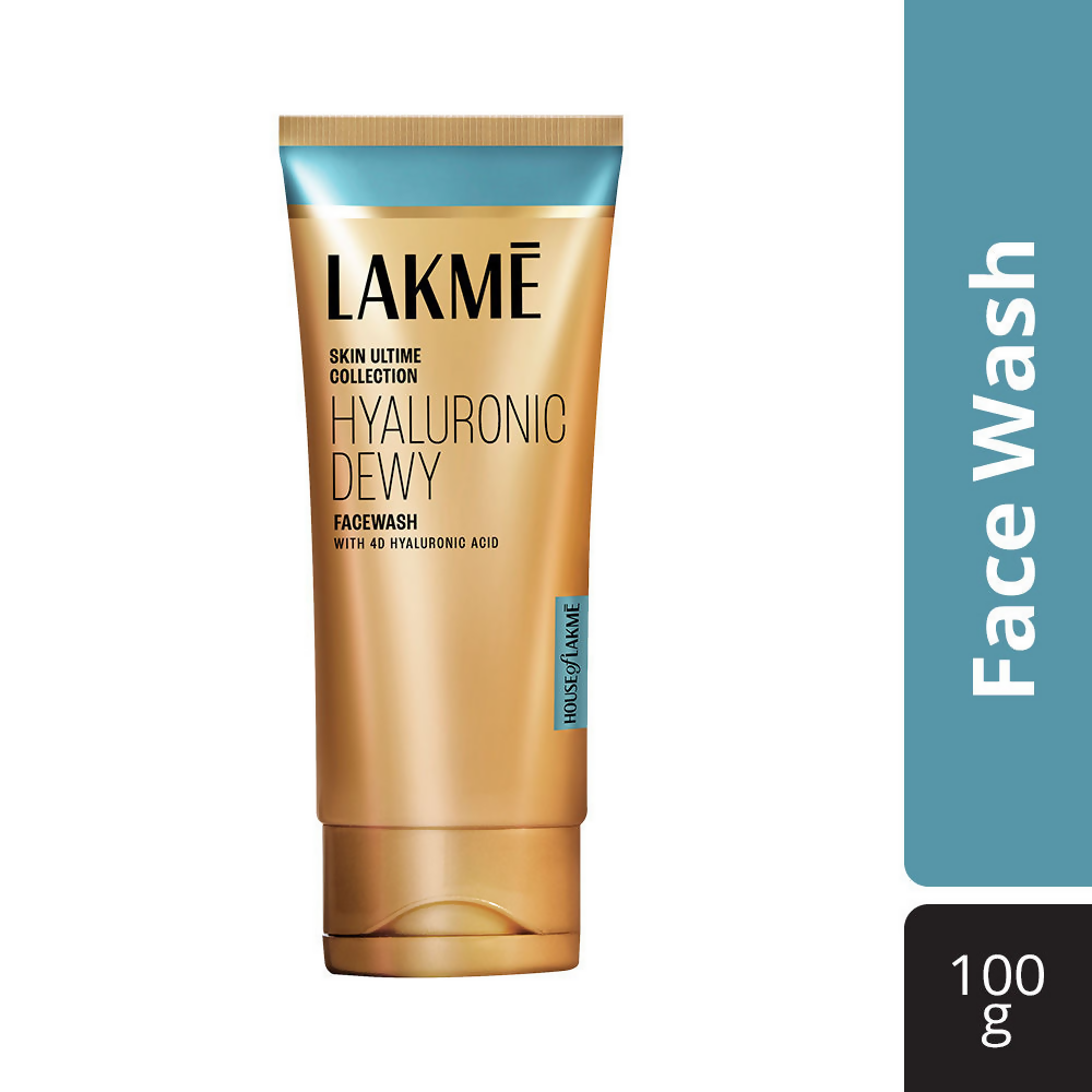 Lakme Hyaluronic Dewy Face Wash Hyadrating with 4D Hyaluronic Acid