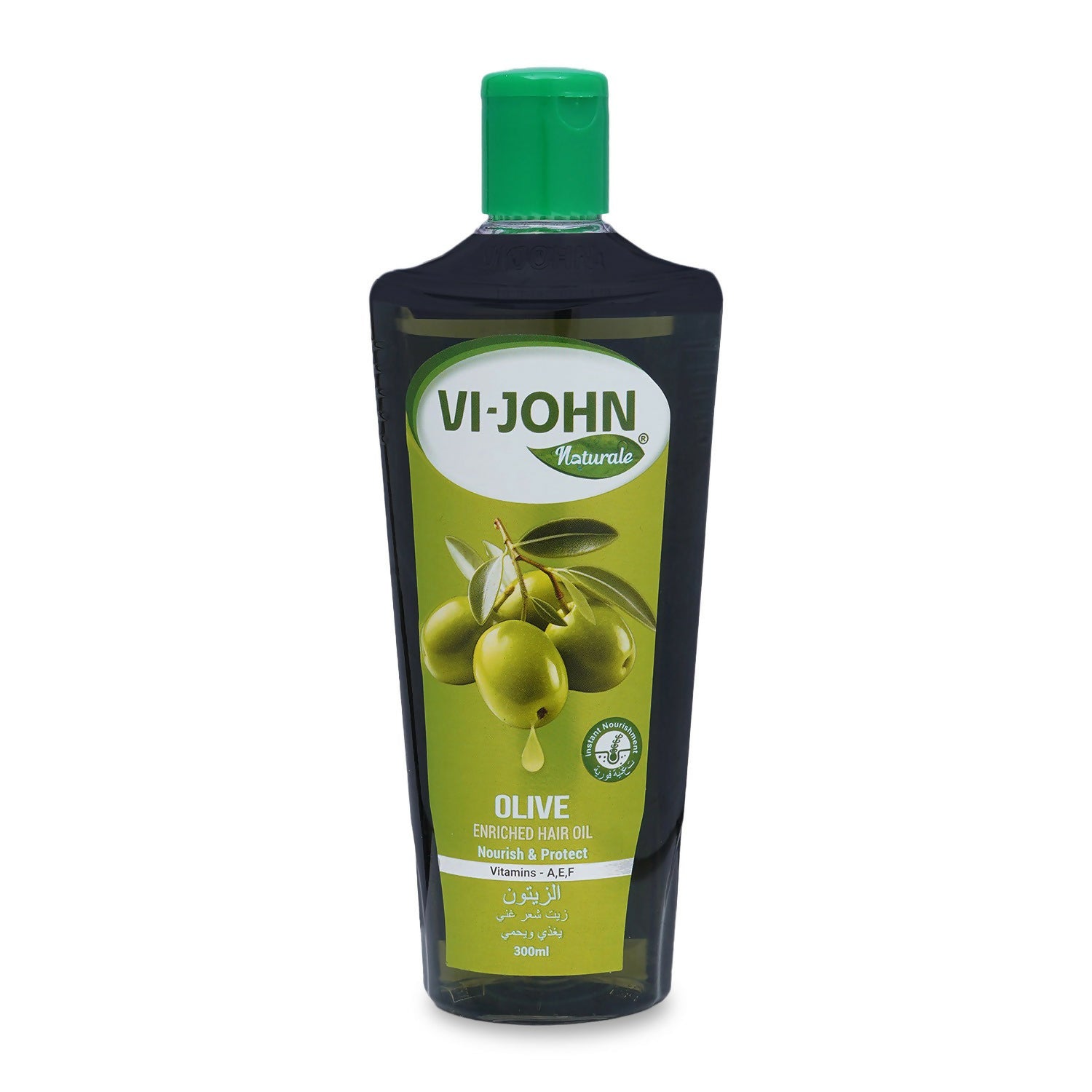 VI-JOHN Naturale Olive Enriched Hair Oil Nourish & Protect with Vitamin A.E & F