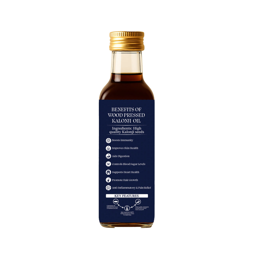 Dorjee Wellness Wood Pressed Kalonji (Black Seed) Oil
