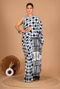 Exclusive Collection White Multi Beautiful Mulmul Cotton Saree